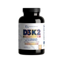 D3K2 Enhanced with Calcium & BioPerine® - 5000 IE Vitamine D3 + 100 mcg Vitamine K2 MK-7 - Once-Daily Formula, 60 capsules