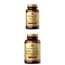Solgar Vitamine K2 (MK-7) 100mcg, 50 plantaardige capsules - Ondersteunt Bone Health Vitamine D3 (Cholecalciferol) 250 MCG (10.000 IE), 120 Softgels - Immuunsysteemondersteuning