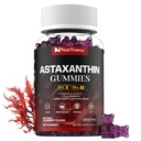 Astaxanthin Gummies, 12mg Par Gummy 24mg Max, Suppléments d'astaxanthin avec vitamine A/C/D/E, Resveratrol, 14-IN-1 Mélange d'antioxydants pour les femmes hommes, peau, yeux, soutien immunitaire, sans sucre, végétalien, 60 Ct