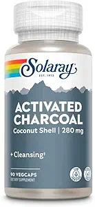 Solaray Geactiveerde Charcoal 280mg 