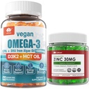 Vegan Omega 3 Gummies + Suikervrije Zink Gummies
