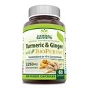 Kruidengeheimen Kurkuma Curcumine & Gember met BioPerine Supplement 