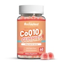 CoQ10 Gummies 200mg with Omega-3, EPA + DHA, & Magnesium - Co-enzym Q10 Supplements for Heart Health, Cellular Energy & Antioxidant, Vegan - 60 Gummies