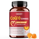 ZEBORA CoQ10 200mg Gummies, Hoge Absorptie CoEnzyme Q10 Supplementen met Omega-3, Hart & energie ondersteuning, Krachtige Antioxidant, Oranje smaak, 90 Gummies