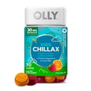 OLLY Kids Chillax Gummy, for a Calm and Relaxed Mood*, Magnesium, L-Theanine, Lemon Balm Extract, Chewable Supplement, Sherbet Flavored, 35 Day Supply - 70 Count (Verpakking mei Vary)