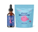 JoySpring Mélatonine liquide pour les enfants avec mûre aînée et safran Gummies Enfants et adolescents - Supplément de soutien à l'humeur des enfants