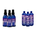 Spray de sommeil du Dr Teal avec mélange de mélatonine et d'huile essentielle, 6 fl oz (paquet de 3) et les enfants 3-en-1 bain de sommeil: bain bulle, lavage du corps et shampooing avec mélatonine et huile essentielle, 20 fl oz (paquet de 3)