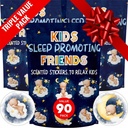 Stickers pour la promotion du sommeil pour les enfants et les adultes (paquet 90) - All Natural, Chemical and Drug Free Sleep Support, Melatonine Free, Aide au sommeil pour les enfants, favorise des cycles de sommeil sains