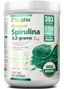 biophix Organic Spirulina Powder, 2.2 Lbs 100% Pure Spirulina Blue Green Algen Powder, Vegan, Non GMO, Non-Ir uitgestraald, USDA Gecertificeerd, Beste Proteïne Superfood