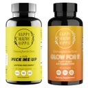 Happy Healthy Hippie Glow pour elle Astaxanthin Supplément et un petit ramassage des pilules d'énergie naturelle
