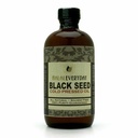 Zwarte zaadolie - 16 oz glazen fles. 100% puur en koud geperst. Ongefilterd, onverdund, rauw. NIET-GMO & Vegan Nigella Sativa (Zwarte komijn). Hexane en conserveringsmiddelen vrij. Donker & krachtig