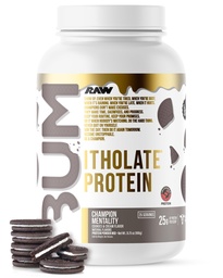 RAW Wei Isolaat Proteïnepoeder, Cookies & Cream (CBUM Itholaat Proteïne) - Sportvoeding Powder for Muscle Growth & Recovery - Low-Fat, Low Carb- 25 Servers