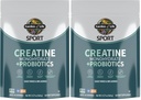Tuin van het leven Creatine Monohydraat poeder voor vrouwen & mannen, Micronized Pre Workout met Probiotica voor spier, kracht, Sport Amino Energie, ongeveer 60 Makkelijk te mengen Unflavored Servings, (pakket van 2)