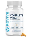 Revive MD Supplementen & Support, Complete Vital (120 Vegetarische Capsules) - NAC & CoQ10 Supplement ondersteunt gezondheid, & antioxidant activiteit (30 porties)