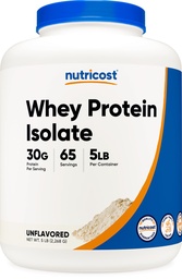 Nutricost Wei eiwitisolaat (ongearomatiseerd) 5LBS