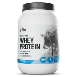 Niveaus Gras Fed Wei Proteïne Poeder, Geen Kunststoffen, 25G eiwit, Unflavored, 2LB