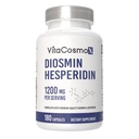Diosmin Hesperidin 1200 mg Complex, 180 capsules, Citrus Bioflavonoïden Rich Fruit Extract, 100% vegetarisch, niet-GMO en Glutenvrije Diosmin Supplement met Max Sterkte