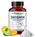 FineLand Diosmin & Hesperidin Complex, Premium Advanced Formula, 1000 mg, Blood Flow and Circulation Support, 120 capsules, 100% veganistisch, all Natural
