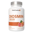 Diosmin Capsules, 120 Tellen, 1000 mg Serveren, Veganistisch, Citrus Bioflavonoïden 100% Vegetarisch, Non-GMO en Glutenvrij Diosmin Supplement met Max Sterkte