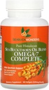 SeabuckWonders Huile de Buckthorn de mer biologique, Omega-7 Complete Softgels, 180 Compte, avec Omega 3, 6 et 9, soutient la santé des cheveux, de la peau et des ongles, 1000mg par service