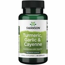 Swanson volledig spectrum Kurkuma Knoflook & Cayenne 60 capsules