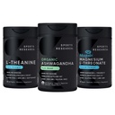 Sports Research® Sleep Pack - Organic Ashwagandha – Adaptogen for Relaxation, Calm & Sleep Support 600 mg + Magnesium L-Threonate Capsules 2000mg + L-Theanine 200mg