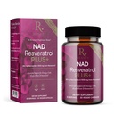 Reserveage NAD Resveratrol Plus+ - Antioxidant Support for Brain Health, Heart Health, Cellular Energy & More - 30 Veggie Capsules (30 Servings)