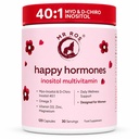 Myo & D-Chiro Inositol 40:1 Ratio for Women – 2000mg Myo-Inositol & 50mg D-Chiro Inositol – Omega 3, Magnesium, Zinc & Vitamin D3 – 120 Capsules – 30 Servings