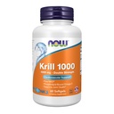 NOW Foods Supplementen, Neptune Krill, Dubbele sterkte 1000 mg, Fosfolipide-Bound Omega-3, 60 Softgels