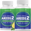AREDS 2 Eye Vitamin & Mineral Supplement, Contains Lutein, Vitamin C with Added Copper - 120 Count