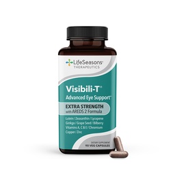 Visibili-T Extra Strength with AREDS 2 Formula - Vitamin Supplement for Eye Health & Vision Support - Lutein, Zeaxanthin, Chromium, Carrot, Bilberry, Grape Seed Extract & Ginkgo Biloba - 90 Capsules