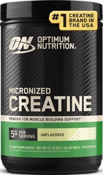 Optimum Nutrition Creatine Monohydrate Powder, Unflavored, 1.32 LB