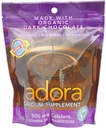 Adora Calcium Supplement Schijf, Biologische Donkere Chocolate, 30 Tellen (Pack van 12)