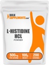 BulkSupplements.com L-Histidine HCl Powder - L-Histidine Supplement - Essentiële Aminozuur, Glutenvrij, 500mg per portie, 100g (3,5 oz) (verpakking van 1)