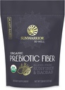 Sunwarrior Fiber Supplement Prebiotic Organic Vegan Fiber Supplement Plant-Powered Gut Health Booster met Pure Ingrediënten voor Digestieve Harmonie 