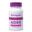 Barimelts ADEK - 60 sneloplossende tabletten (2-maandvoorraad) - suikervrije barimatische vitamines voor vrouwen met inbegrip van vitamine A, vitamine D, vitamine E & vitamine K, natuurlijke aardbeiensmaak