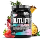 Nutrex Research Outlift Clinical | Clinically Dosed Pre Workout Powder with Creatine, 8G Citrulline, EAA | Energy, Performance, Pump Preworkout | Pineapple and Coconut | (22 Servings, Miami Vice)