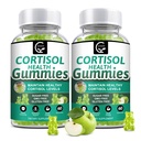 GORNVB Cortisol Gummies, Cortisol Supplement for Women with Magnesium, Ashwagandha, Rhodiola, Phosphatidylserine, L-Theanine, Black Pepper, Vitamin C & B6 - Relaxation, Focus, Sleep Support - 2 Pack