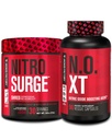 Ge Jacked Factory Nitrosurge Shred Thermogenic Pre-workout in Black Cherry & N.O. XT Nitric Oxid Booster voor mannen en vrouwen