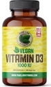 Pure Lab Vitaminen Vegan Vitamin D3 1000IE, 240 Vegi-Caps Made in Canada