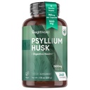 GewichtWorld Psyllium Husk Capsules 1500mg Per Serving, 240 Vegan Capsules - 4 maanden Supply - for Digestive Health - Daily Psyllium Husk Fiber Supplement - Non-GMO, GMP-Approved, & Allergen-Free