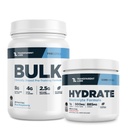 Transparent Labs Bulk Pre Workout Powder for Muscle Building & Strength 30 Servings, Blue Raspberry & Hydrate Electrolytes Powder with Coconut Water, Taurine, & Potassium 40 Servings, Tropical Punch
