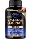 Magnesium Glycinate 500mg - VIT. B6 & D3 - Sleep, Muscle & Heart - 240 Caps