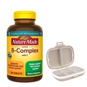 Nature Made Super B Complex, 460 Tablets Bundle with a Pill Oragnizer (2 Items)
