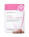 Happy / Dr. Geformuleerde D-Mannose met Cranberry pillen voor vrouwen Cranberry voor urineweginfecties & D Mannose Powder for UTI Infection Prevention, Blader & Urinary Tract Health & Harmony