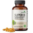 Futurebiotica Super B 100 Sustained Release Vitamine B Complex Non-GMO, 60 Vegetarische tabletten