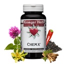 Kroeger Herb producten, Chem X, Dagelijkse Ontgifting en Reiniging Formule, Rode Klaver, Gele Dock, Paprika Ondersteunt Gezondheid Leverfunctie - Non-GMO, Glutenvrij, Geen Conserveermiddelen, Made in USA