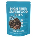 High Fiber Superfood Bites 5g, Clean Fiber Snacks for Adults, Peanut, Cocoa, Date Flavor, High Fiber Foods No Added Sugar, Vegan Fiber Snack, Supports Digestion, Regularity, Gut Health Snack 30 Count
