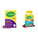 Culturelle Pro Strength Daily Probiotic Digestive Health Capsules 60 Count Kids Probiotic Gummies Peach-Orange & Mixed Berry 60 Count