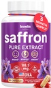 Kwala Nutrition Saffron Supplements for Mood & Focus | 88.5mg Pure Saffron Extract | Made in USA | 3 Month Supply | 90 Capsules